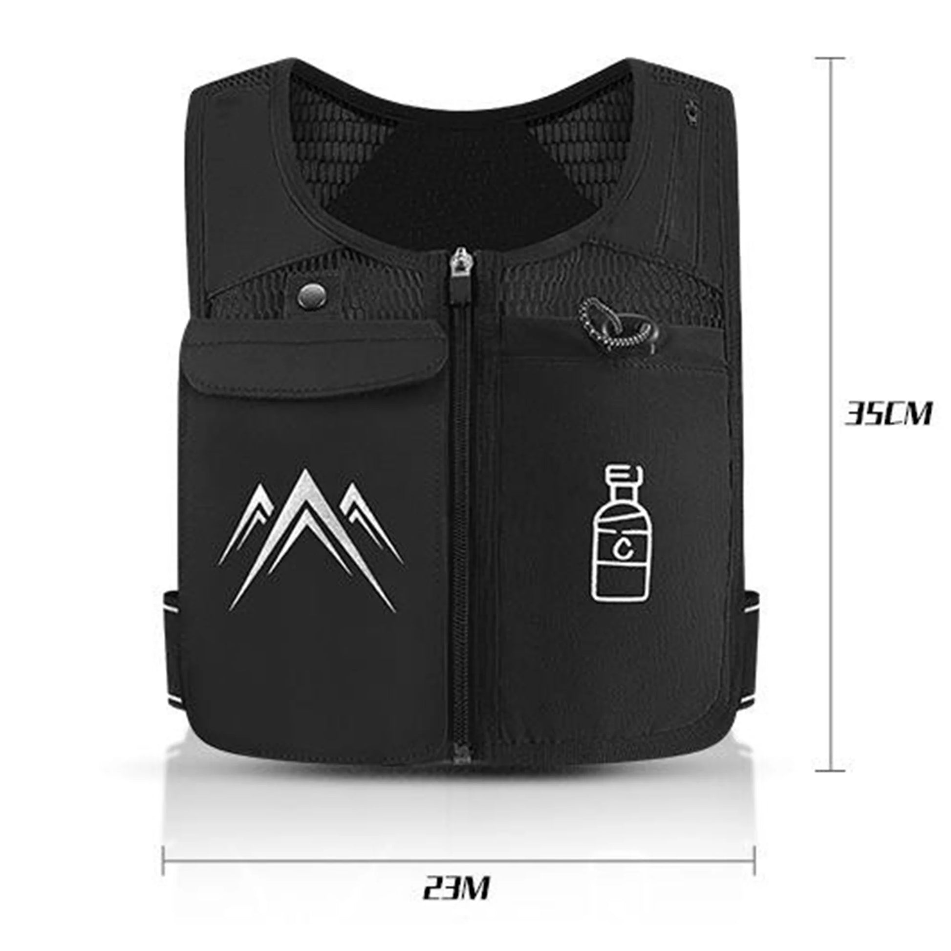 Hydration Running Vest with 500ml Bottle | Gymivo