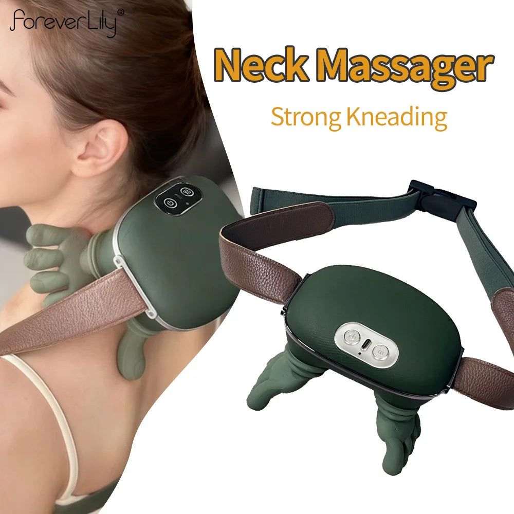 Gymivo Electric Neck Massager | Deep Tissue Muscle Recovery Tool