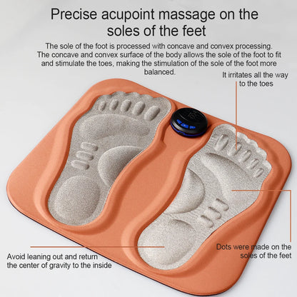 Gymivo EMS Foot Massager Pad – Electric Muscle Stimulator for Foot Relaxation & Recovery