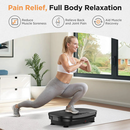 FED Fitness Feierdun Series VP2 Vibration Plate Whole Body Vibration Fitness Platform for Home Full Body Workout & Muscle Toning Training