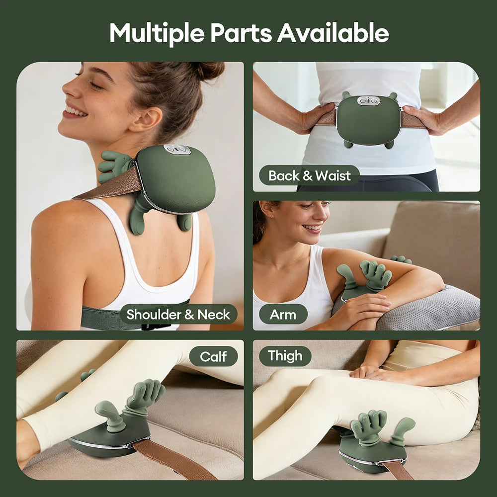 Gymivo Electric Neck Massager | Deep Tissue Muscle Recovery Tool