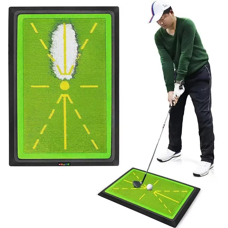 Golf Swing Training Mat | Impact Feedback Practice Mat | Gymivo