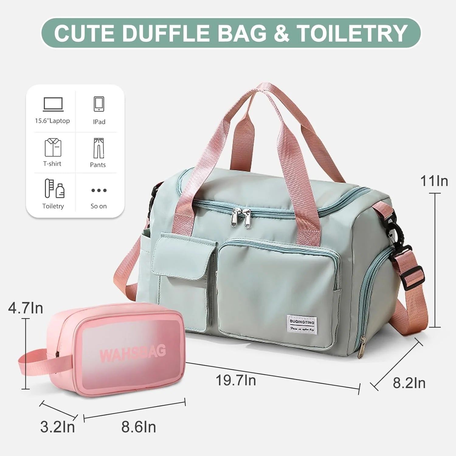 Compact Small Gym Bag – Durable Water-Resistant Sports Bag