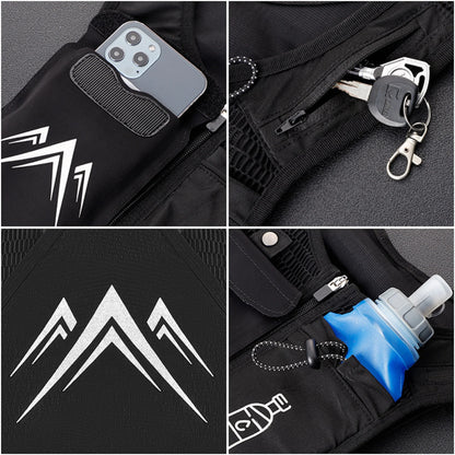 Hydration Running Vest with 500ml Bottle | Gymivo