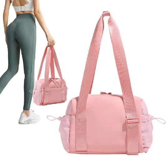 Small Gym Bag for Women，Mini Gym Tote Bag Is Waterproof inside and Out，Travel Duffle Bag Sports Bag Fashionable and Cute for Travel Weekend