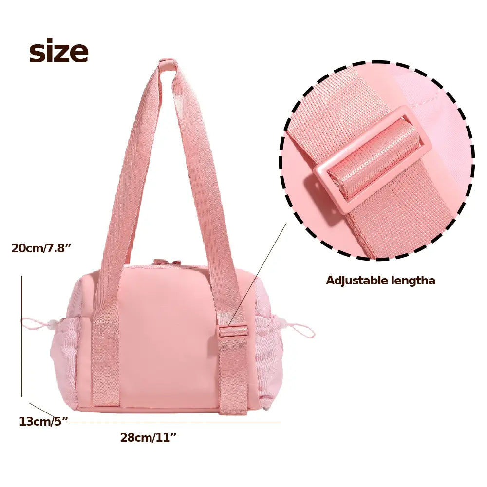 Small Gym Bag for Women，Mini Gym Tote Bag Is Waterproof inside and Out，Travel Duffle Bag Sports Bag Fashionable and Cute for Travel Weekend