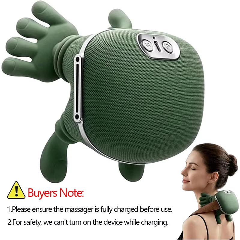 Gymivo N7 Bionic Neck & Shoulder Massager – Deep Kneading Muscle Recovery Device