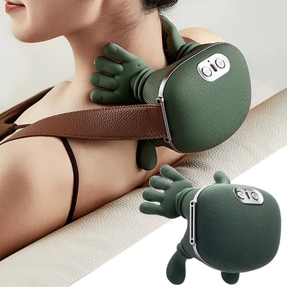 Gymivo N7 Bionic Neck & Shoulder Massager – Deep Kneading Muscle Recovery Device