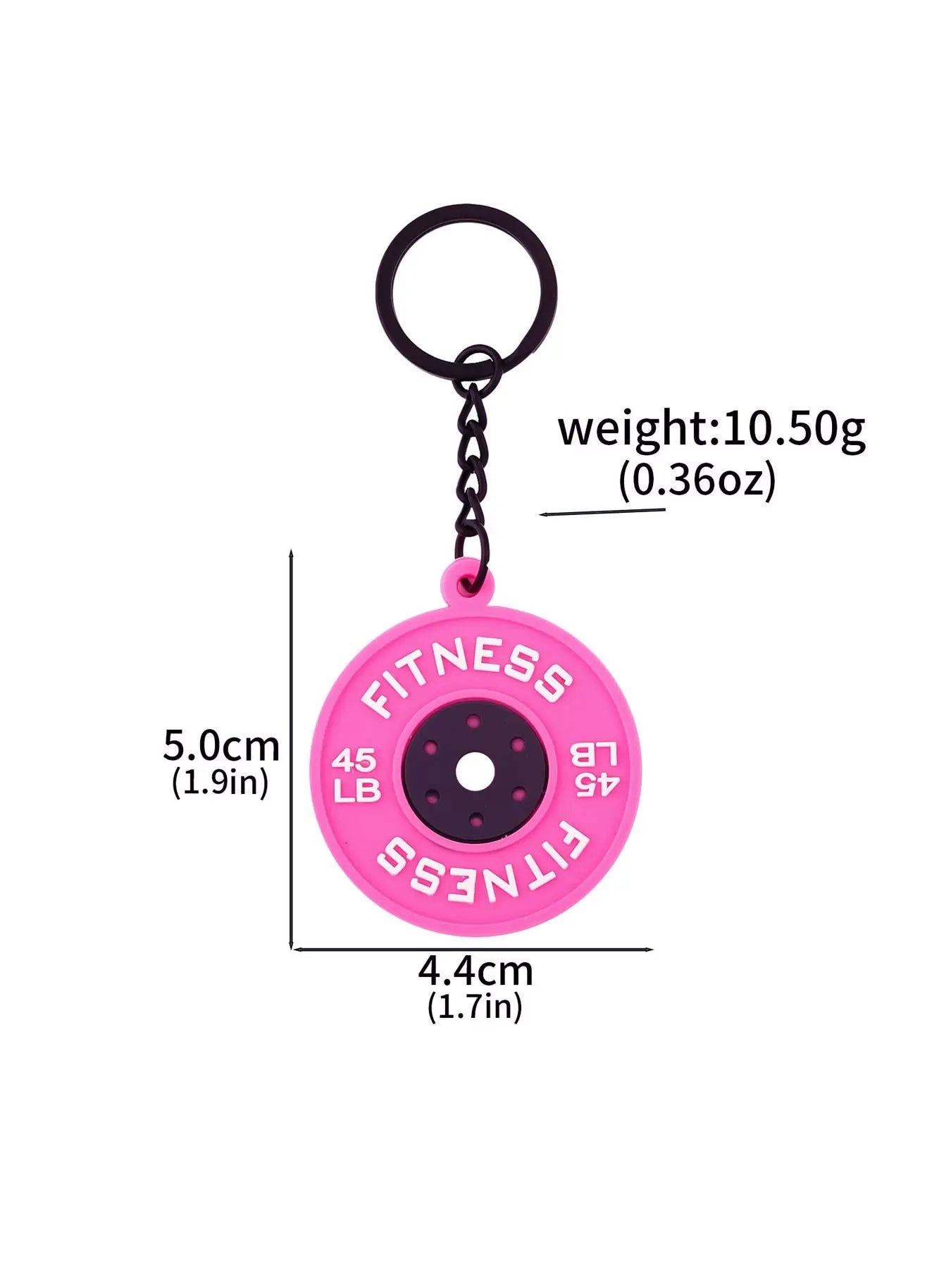 Sport Fitness Dumbbell and Barbell Keychain Set, Lanyard, Keychain for Bags, Gym Keychain, Charismatic Keychain, Keychain Accessories with Rope Charms, Water Bottle Accents, Dumbbell & Barbell Charms Pendant, Bag Ornaments for Women Men