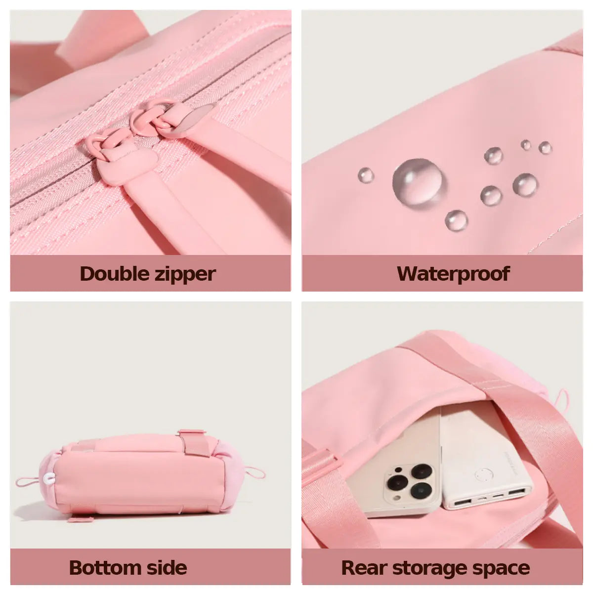 Small Gym Bag for Women，Mini Gym Tote Bag Is Waterproof inside and Out，Travel Duffle Bag Sports Bag Fashionable and Cute for Travel Weekend