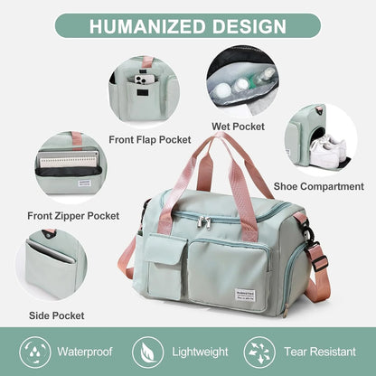 Compact Small Gym Bag – Durable Water-Resistant Sports Bag