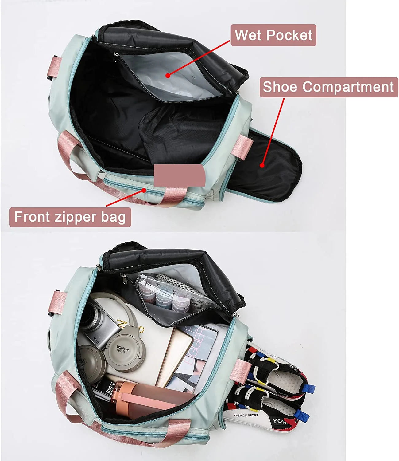 Compact Small Gym Bag – Durable Water-Resistant Sports Bag