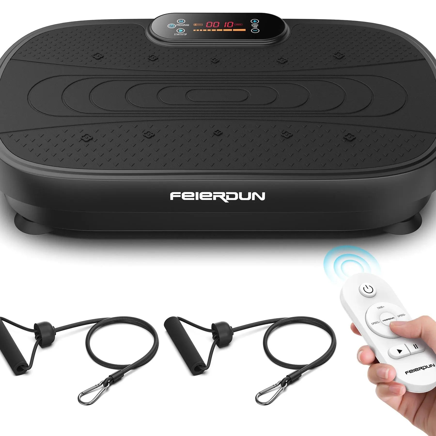 FED Fitness Feierdun Series VP2 Vibration Plate Whole Body Vibration Fitness Platform for Home Full Body Workout & Muscle Toning Training
