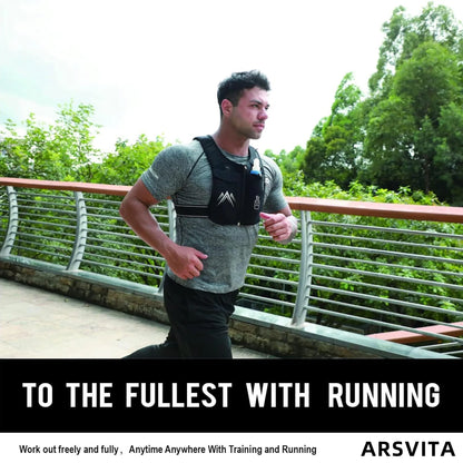 Hydration Running Vest with 500ml Bottle | Gymivo
