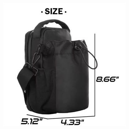 SPEAR Magnetic Gym Bottle Bag with 20Oz Shaker Bottle - Keep Your Fitness Sports Gym Gear Organized & in One Place