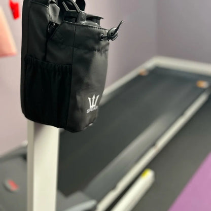 SPEAR Magnetic Gym Bottle Bag with 20Oz Shaker Bottle - Keep Your Fitness Sports Gym Gear Organized & in One Place