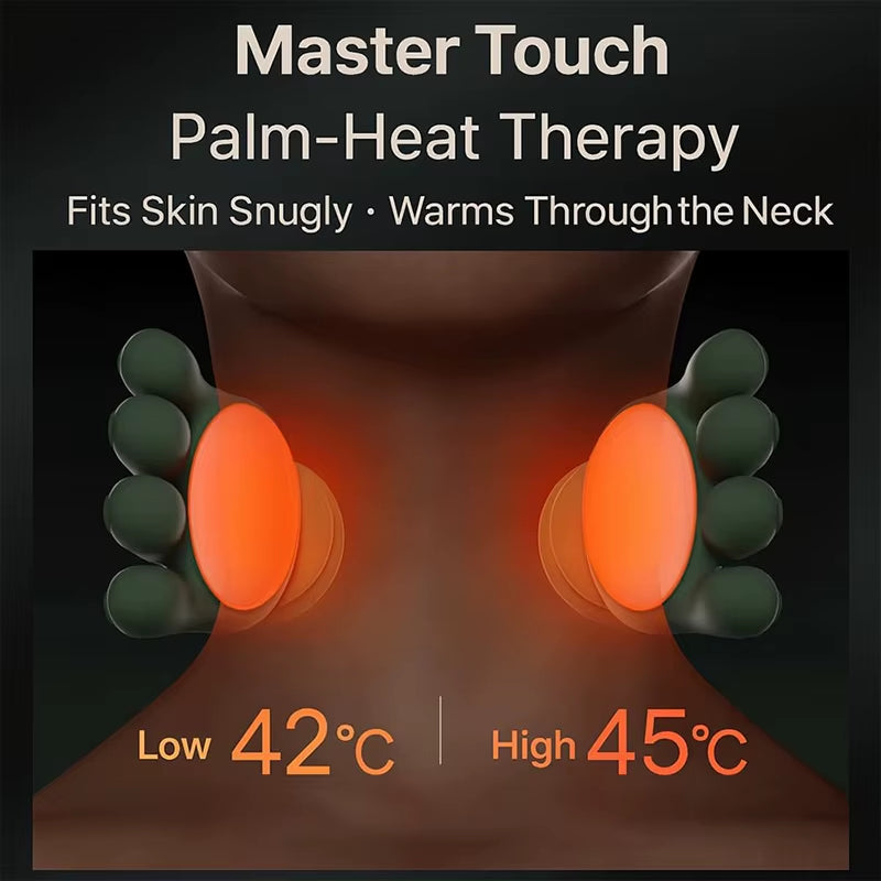 Gymivo N7 Bionic Neck & Shoulder Massager – Deep Kneading Muscle Recovery Device