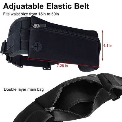 Gymivo Running Belt Bag | Lightweight Sports Waist Pack for Fitness & Travel