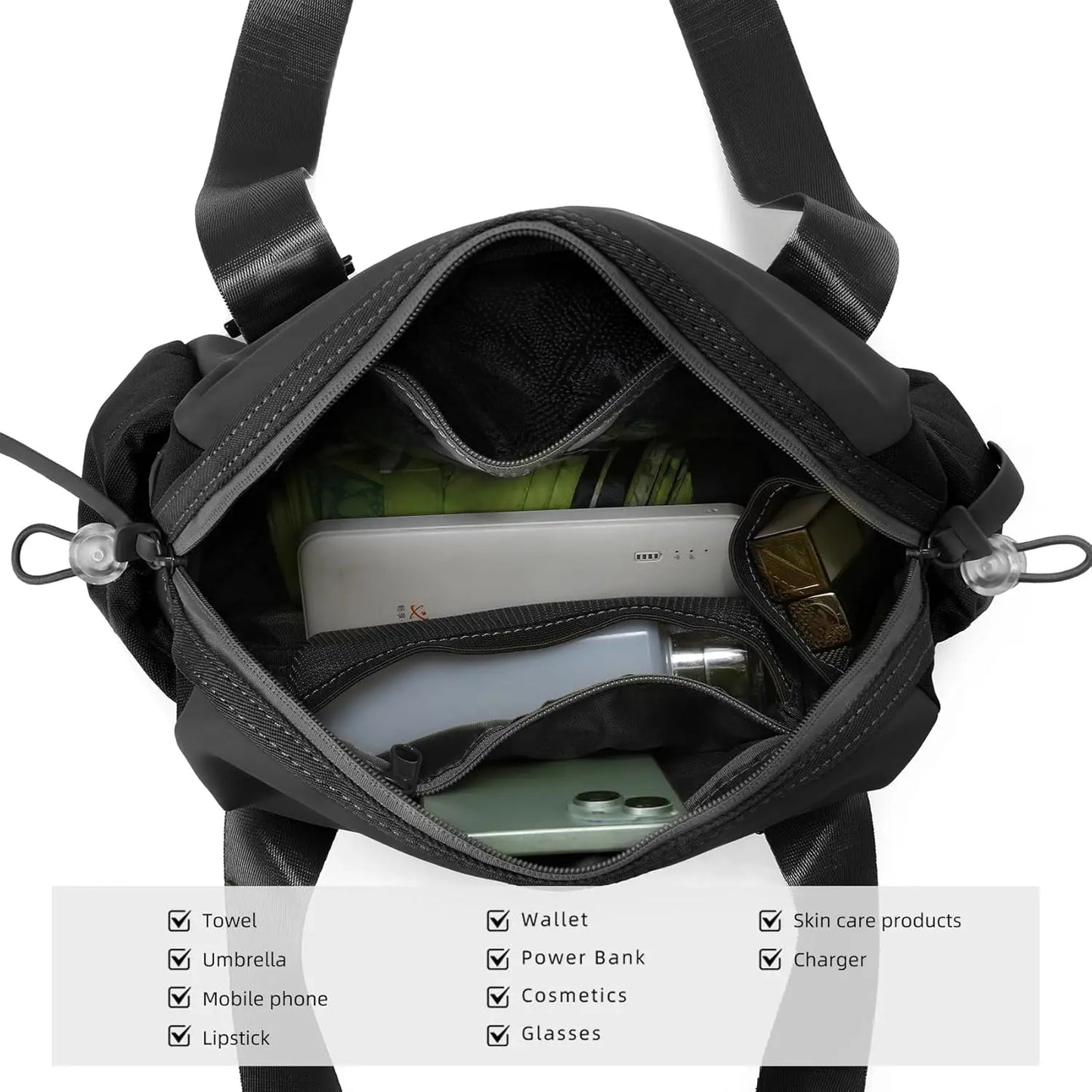 Small Gym Bag for Women，Mini Gym Tote Bag Is Waterproof inside and Out，Travel Duffle Bag Sports Bag Fashionable and Cute for Travel Weekend
