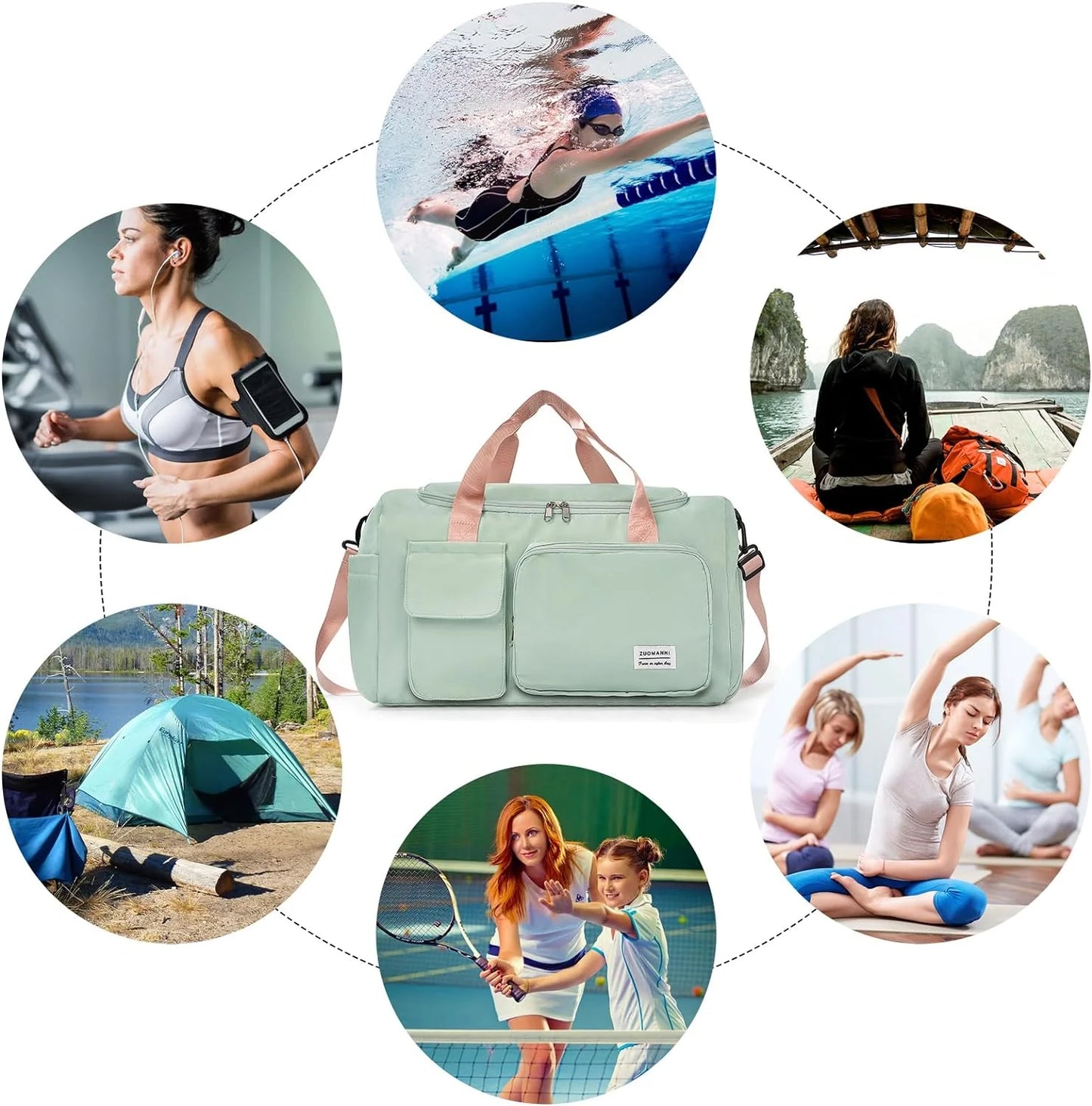 Compact Small Gym Bag – Durable Water-Resistant Sports Bag