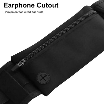 Gymivo Running Belt Bag | Lightweight Sports Waist Pack for Fitness & Travel