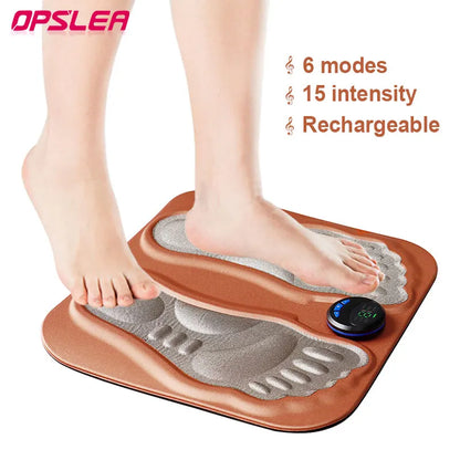Gymivo EMS Foot Massager Pad – Electric Muscle Stimulator for Foot Relaxation & Recovery
